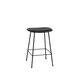 Fiber Barstool 65 Tubebase Black Refine Leather Black Muuto 5000X5000