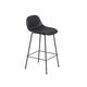 Fiber Barstool W Back 65 Tubebase Black Refine Leather Muuto 5000X5000