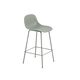 Fiber Barstool W Back 65 Tubebase Dusty Green Muuto 5000X5000