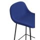 Fiber Barstool W Back 75 Tube Base Black Stretch Appeal K21887 Cobalt Detail Muuto 5000X6667