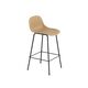 Fiber Barstool W Back Tube Base Ocre 65 Muuto 5000X5000