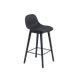 Fiber Barstool W Back 65 Woodbase Black Muuto 5000X5000