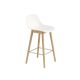 Fiber Barstool W Back Wood Base White 65 Muuto 5000X5000