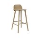 Nerd Barstool 75 Oak Footrest Muuto 5000X5000