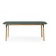 602838 Form Table 95X200Cm Green Oak 1