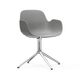 606101 Form Armchair Swivel 4 L Grey Alu 1