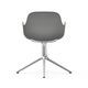 606101 Form Armchair Swivel 4 L Grey Alu 4