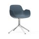 606103 Form Armchair Swivel 4 L Blue Alu 1