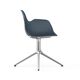 606103 Form Armchair Swivel 4 L Blue Alu 3