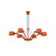 Chandelier 6Arm Striking Orange Render 0 0