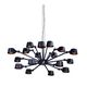 Chandelier 18Arm Smokey Black 0 0