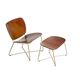 Miller Chair Ottoman Sandcognac