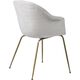 Bat Dining Chair Conic Fully Upholstered Antique Brass Dedar Patchwork 001 B3 Q