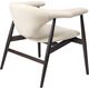 Masculo Lounge Chair Wood Fully Upholstered Smoked Oak Finish Gubi Harp 24 B3 Q