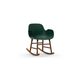 Normann copenhagen form rocking armchair green walnut 602750