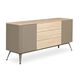 Dressoir retro hout metaal