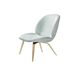 Beetle lounge chair fully upholstered wood base oa