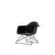 3163545 Eames Plastic Armchair LAR 12 deep black 30 basic dark powder coated left master