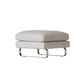 Boutique silver footstool b 9cbae1daa712ba6565f614fc7bb6c6e2