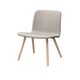 Sola Lounge Chair Wooden Legs